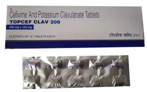 Topcef Clav 200mg Tablet