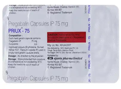 Priux 75mg Capsule