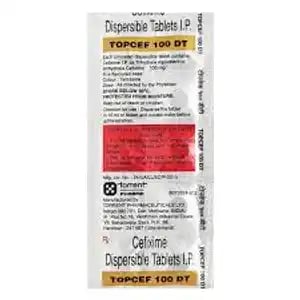 Topcef 100mg DT Tablet 10s