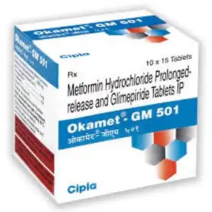 Okamet GM 1mg/500mg Tablet 15s