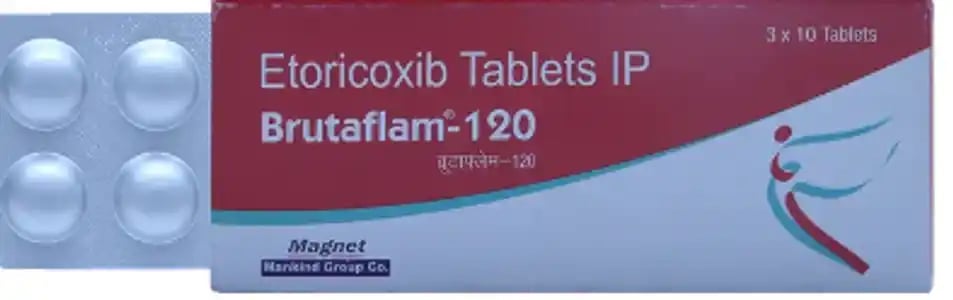 Brutaflam 120mg Tablet 10s