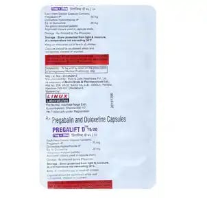 Pregalift D 75mg/30mg Capsule 10s