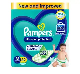 Pamper Anti Rash Blanket pants M 22s