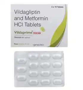 Vildaprime M 50mg/500mg Tablet 15s