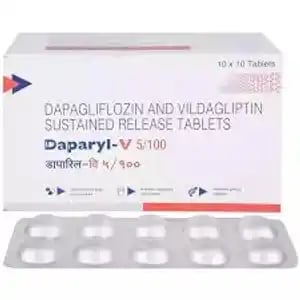 Daparyl V 5mg/100mg Tablet 10s