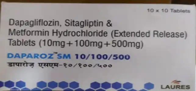 Daparoz SM 10mg/100mg/500mg Tablet 10s