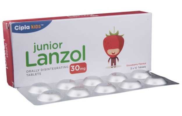 जूनियर लैंज़ोल 30mg टैबलेट डीटी