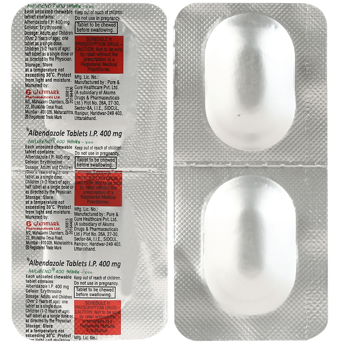 Milibend 400mg Tablet
