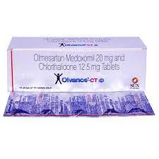 ओल्वान्स सीटी 20mg/12.5mg टैबलेट 10s के बा
