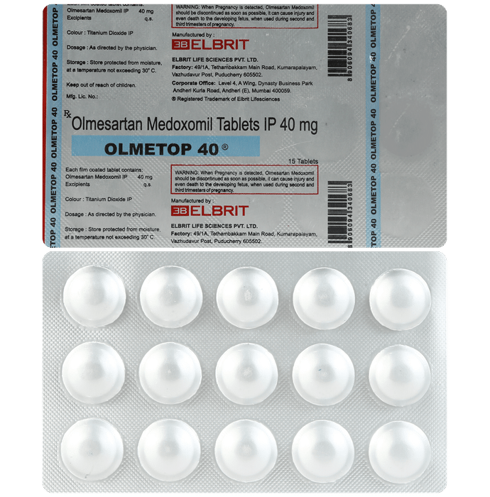 Olmetop 40 Tablet