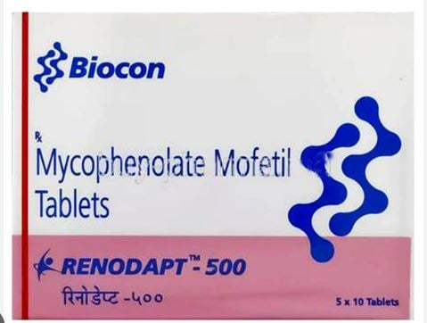 रेनोडैप्ट 500 टैबलेट 10एस
