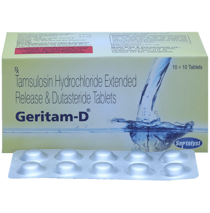Geritam D 0.4mg/0.5mg Tablet