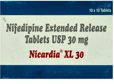 Nicardia XL 30mg Tablet 15s