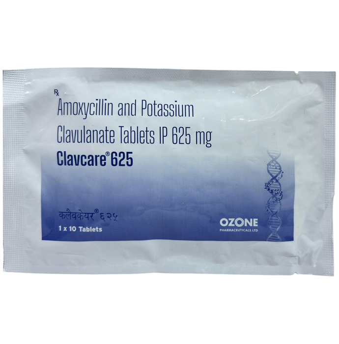 Clavcare 625 Tablet