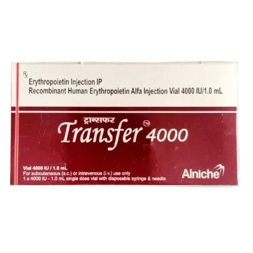 ٹرانسفر 4000iu انجیکشن 1ml
