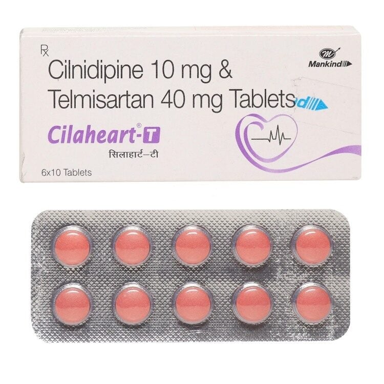 Cilaheart T 10mg/40mg Tablet 10s