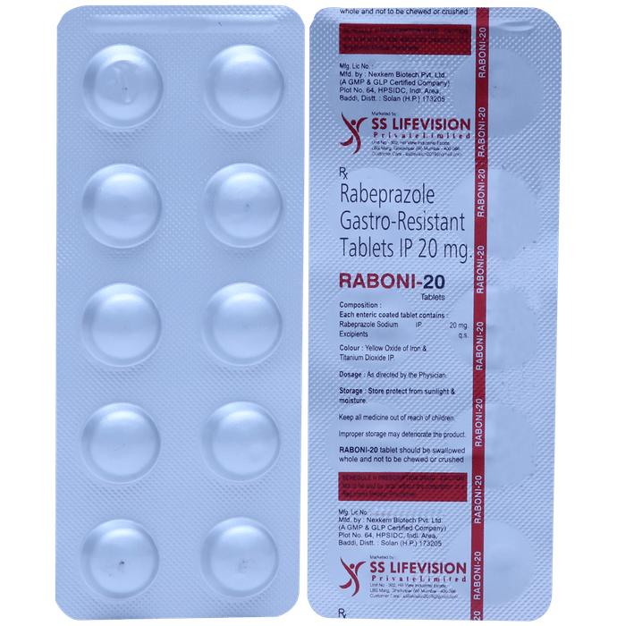 रैबोनी 20mg टैबलेट