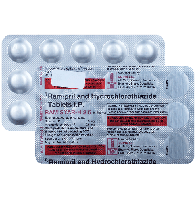 Ramistar-H 2.5 Tablet 10s
