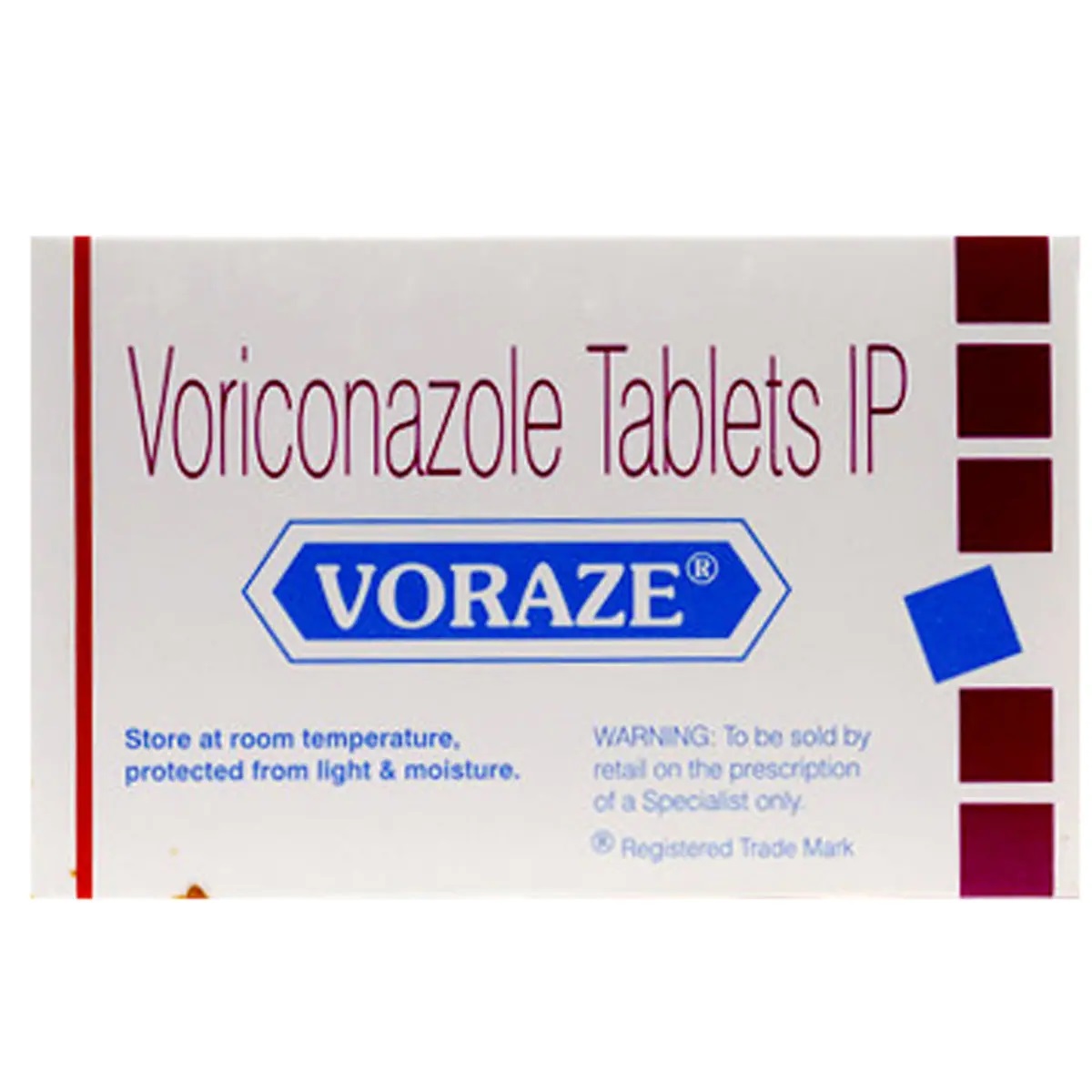 Voraze 200mg Tablet 4s