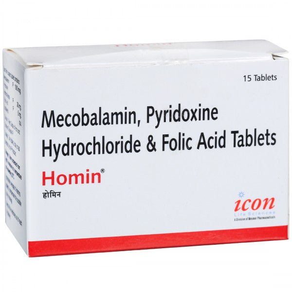 Homin 1500mcg/20mg/5mgTablet 15s