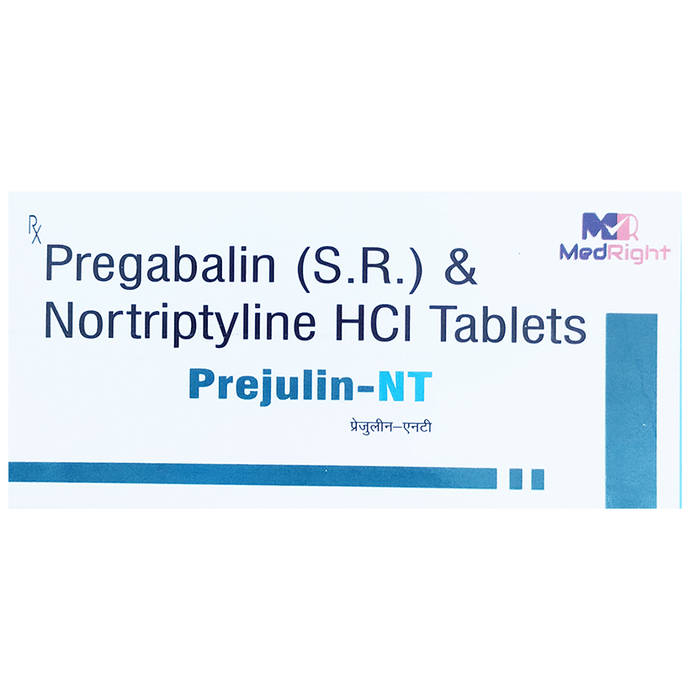प्रेजुलिन एनटी 75mg/10mg टैबलेट
