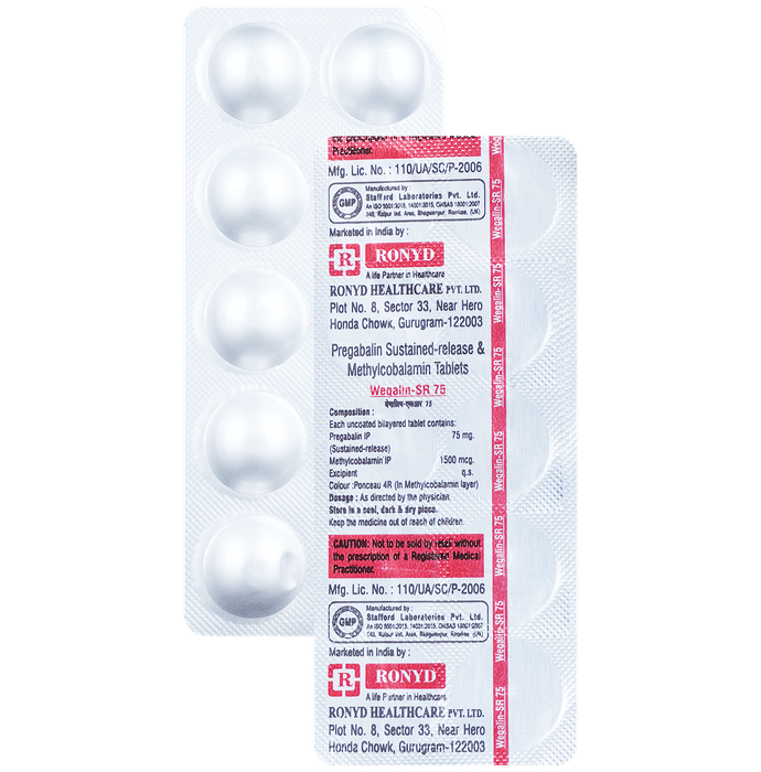Wegalin SR 75 Tablet