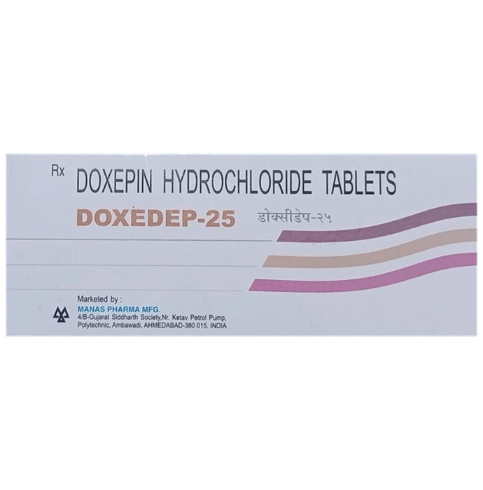 डोक्सेडेप 25mg टैबलेट