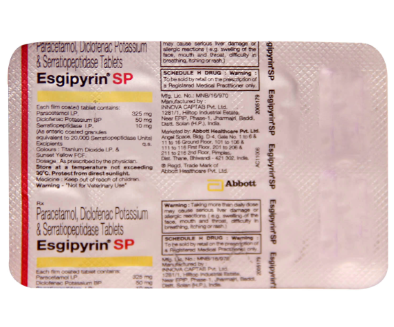 Esgipyrin Sp Tablet 10s