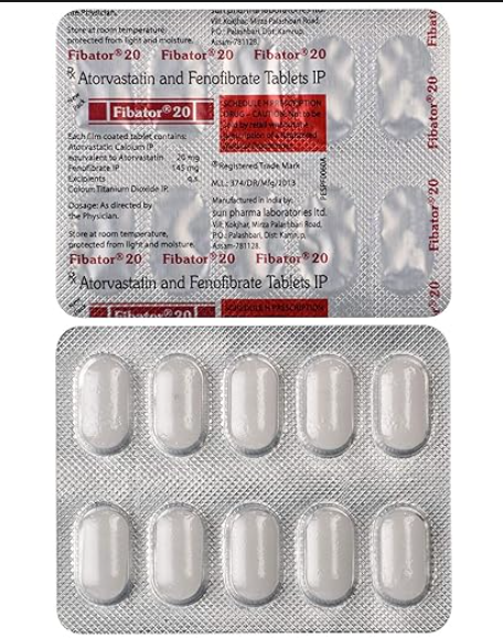 Fibator 20mg/145mg Tablet 10s