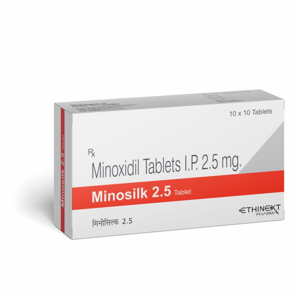 माइनोसिल्क 2.5mg गोली 10 के बा