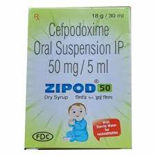 Zipod 50mg Dry Syrup 50ml