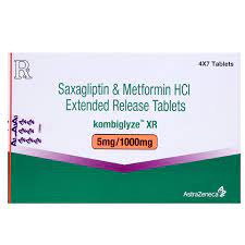 कोम्बिग्लाइज एक्सआर 5mg/1000mg टैबलेट