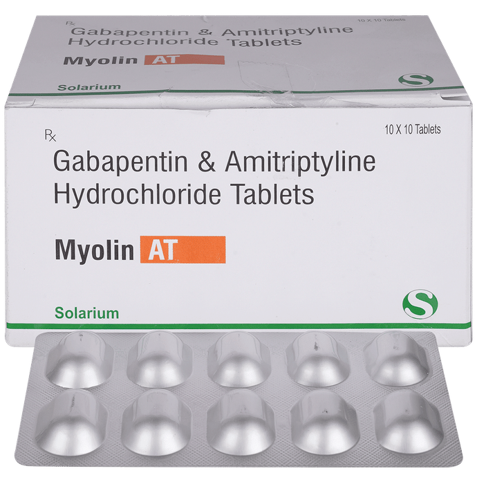 मायोलिन एटी 300mg/10mg टैबलेट