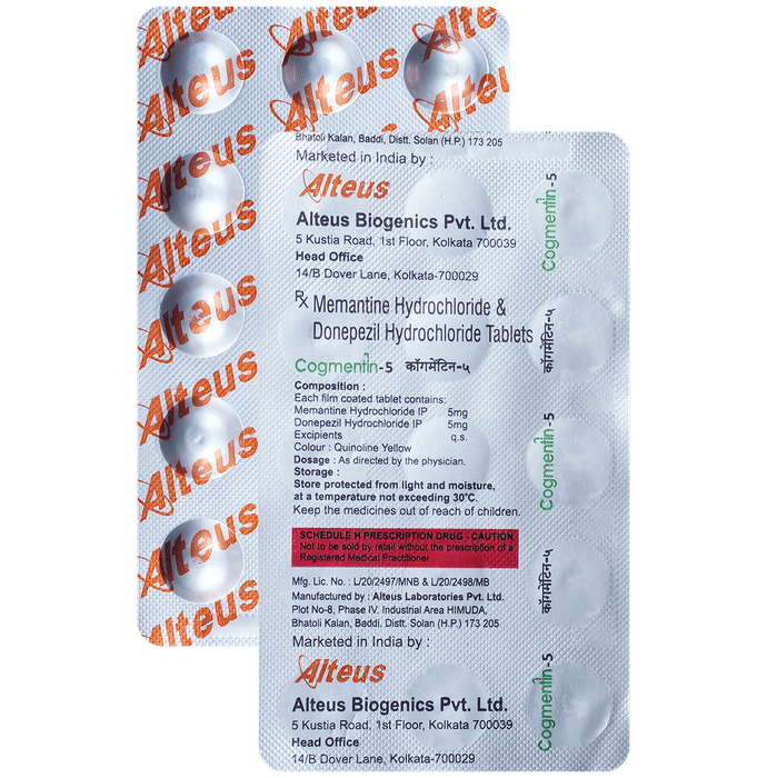 कोग्मेंटिन 5mg/5mg टैबलेट