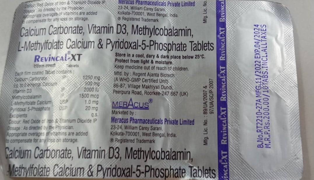 Revincal XT Tablet 10s