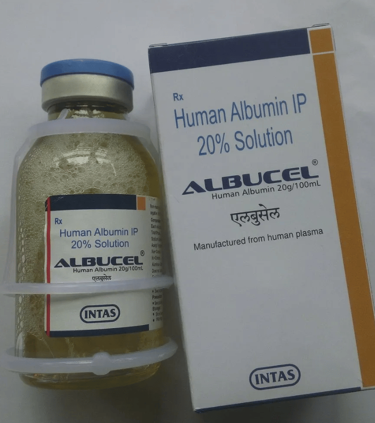 अल्बुसेल 20% जलसेक 100 मिलीलीटर के बा