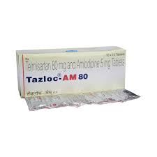 ताज़लोक एएम 80mg/5mg टैबलेट 10s के बा