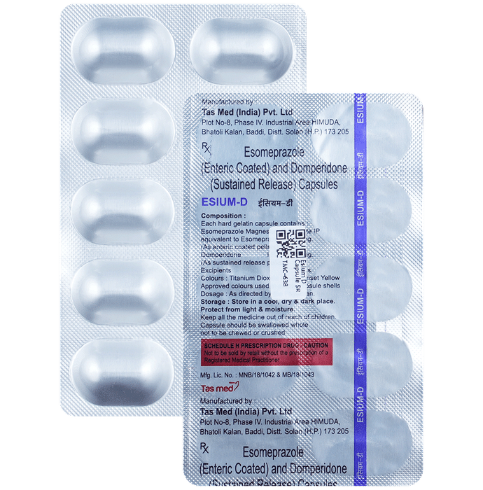 Esium D 30mg/40mgCapsule 10s