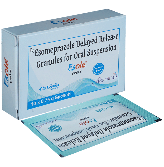Esole 10mg Granules DR 0.75gm