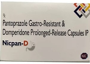 Nicpan D 30mg/40mg Capsule PR 10s