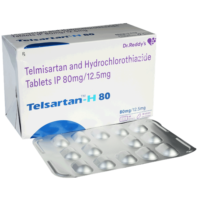 Telsartan H 80mg/12.5mg Tablet 28s