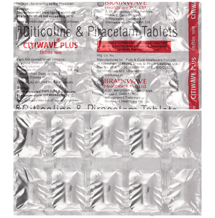 सिटिवेव प्लस 500mg/800mg टैबलेट