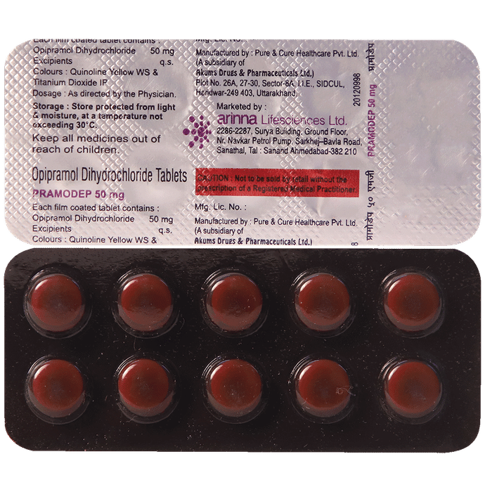 Pramodep 50mg Tablet