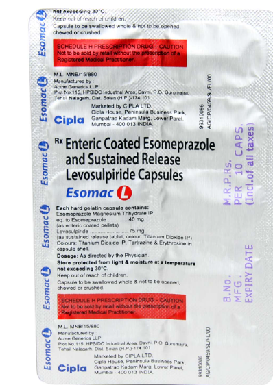 Esomac L Capsule SR 10s