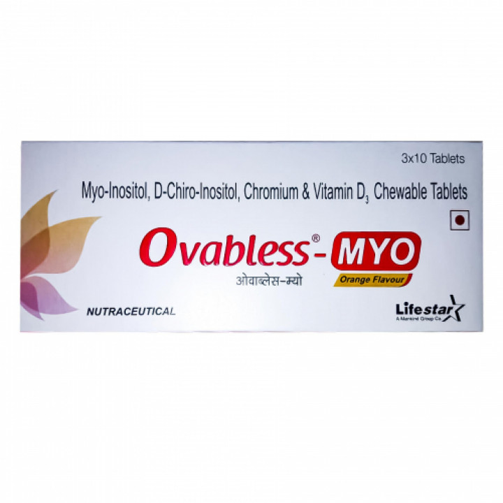 Ovabless Myo Chewable Tablet Orange 10s