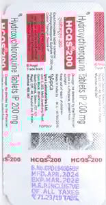 एचसीक्यूएस 200mg टैबलेट 10s