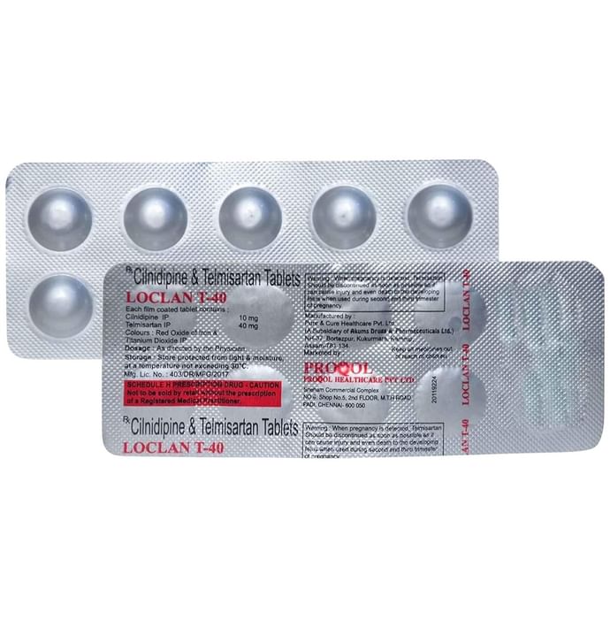 Loclan T 10mg/40mg Tablet