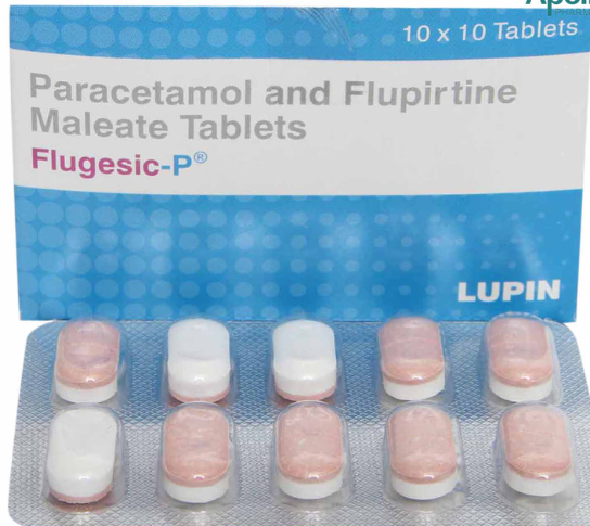 Flugesic P 100mg/325mg Tablet 10s