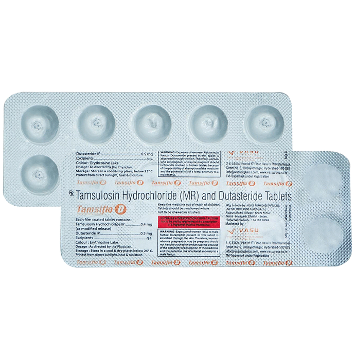 Tamsiflo D 0.4mg/0.5mg Tablet