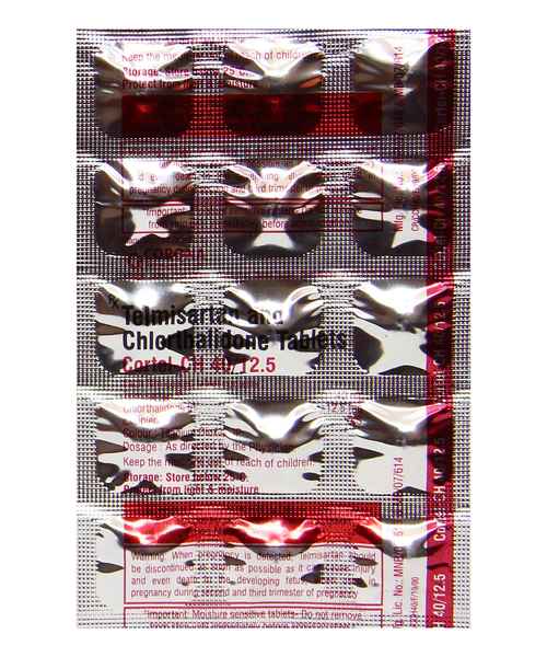 Cortel CH 40mg/12.5mg Tablet 15s